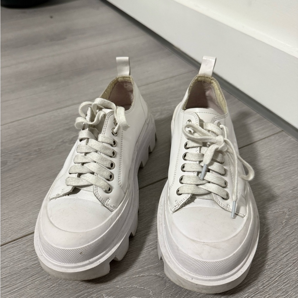 Jeffrey Campbell White Platform Sneakers